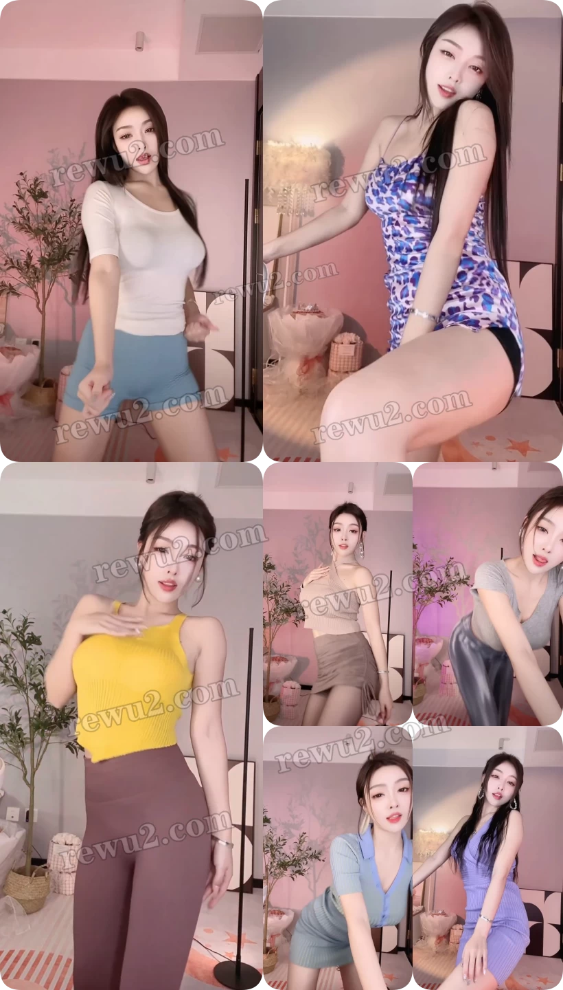 【快手主播】饭饭 加特林汝摇抖豚跳舞录屏 无水印（8v/0.99g）超劲爆