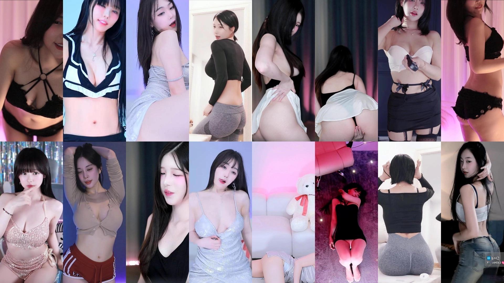 AfreecaTv韩国BJ 2025年3月21-22日录制舞蹈合集素材大全
