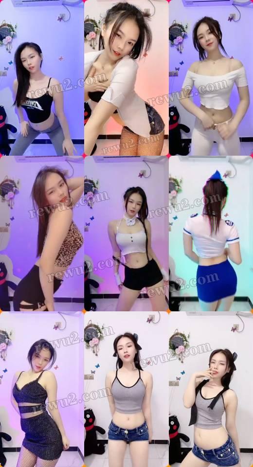 【快手主播】小公举洋 跳舞 无水印 （12v/100m）超劲爆